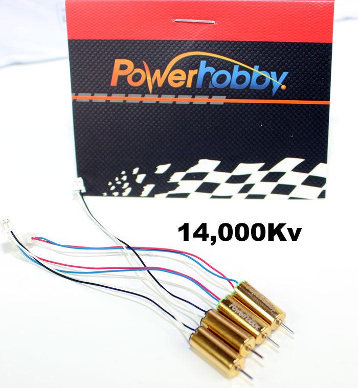 Powerhobby RX0615-14 14000kv Micro Brushed Motor Set Gold - PowerHobby