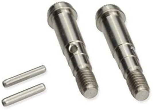 Jconcepts 2346T Titanium Knurl Tip Front Axle Associated RC10B5/B5M - PowerHobby