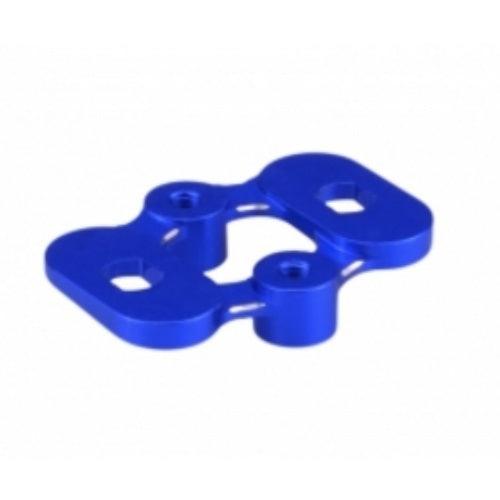 Jconcepts 23551 Aluminum Wing Mounts Blue RC10B5 - PowerHobby