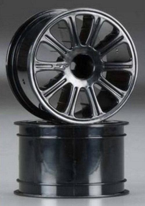 JConcepts 3333B Rulux 2.2" 1/16 Wheel Black (2) Traxxas E-Revo - PowerHobby