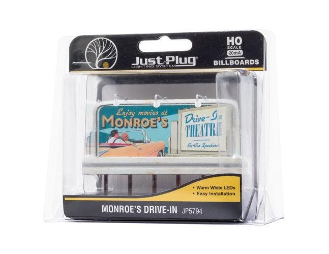 Woodland jp5794 HO Monroe's Drive-In Billboards - PowerHobby