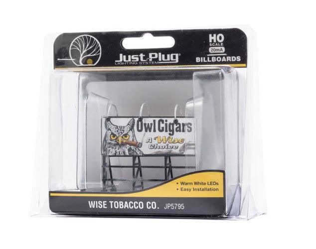 Woodland jp5795 HO Wise Tobacco Co Billboards - PowerHobby