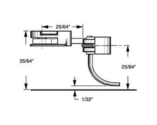 Kadee 39 HO Long 25/64" Overset Shank Body Mount Coupler - PowerHobby