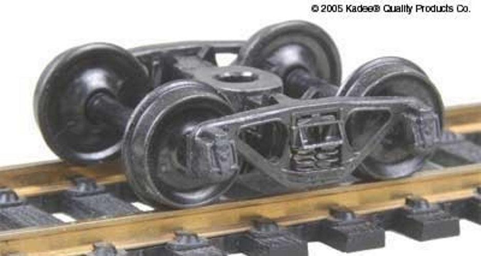 Kadee #552 HO 50-Ton A.S.F. A-3 Ride-Control Self-Centering Trucks w/Wheels - PowerHobby