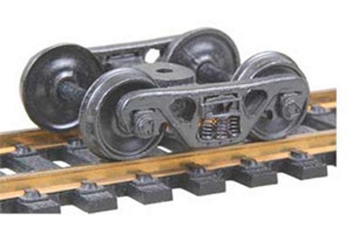 Kadee #555 HO Scale A.S.F. 100-ton Roller Bearing Self Centering Trucks - PowerHobby