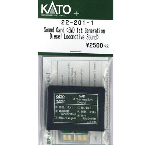 Kato 22-201-1 HO/N 1st Generation Diesel Locomotive EMD Unitrack Sound Card - PowerHobby