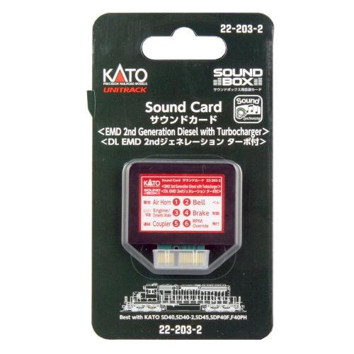 Kato 22-203-2 Soundbox Sound Card EMD 2nd Generation Diesel w/ Turbocharger - PowerHobby