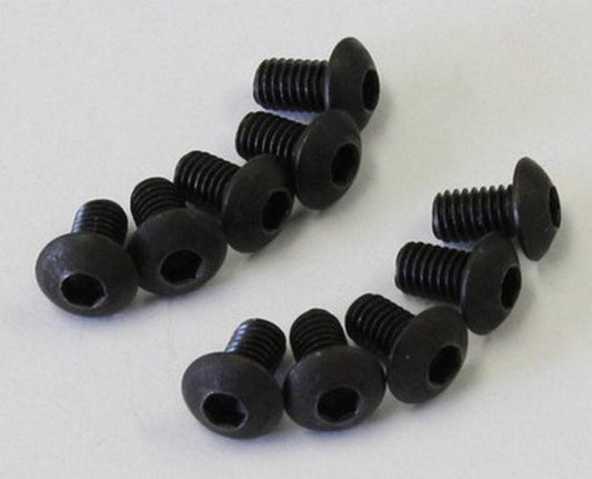 Kyosho 1-S13005H Button Screw (Hex/M3x5/10pieces) - PowerHobby