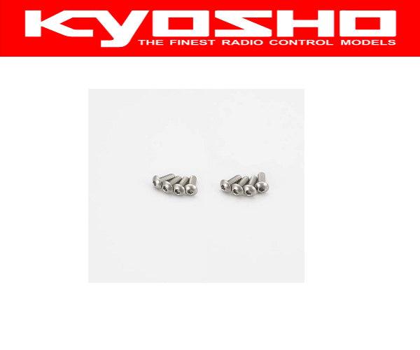 Kyosho Button Screw (Hex/Titanium) M3x8 - PowerHobby