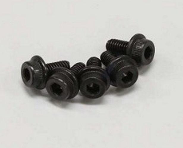 Kyosho 1-S24008F Cap Screw (M4x8 /Flanged /5pieces) - PowerHobby