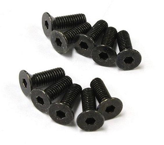 Kyosho 1-S32608H Flat Head Screw (Hex/M2.6x8/10pieces) - PowerHobby