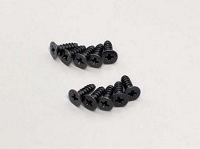 Kyosho 1-S32608TP TP Flat Head Screw (M2.6x8/10pieces) - PowerHobby