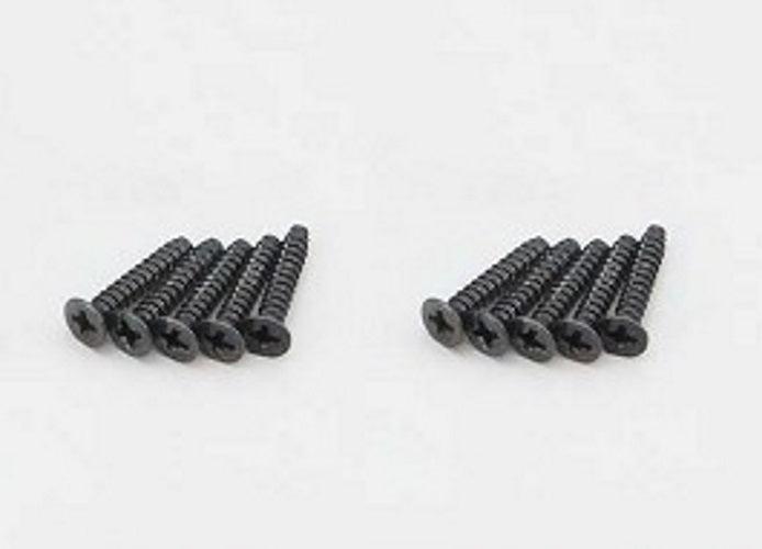 Kyosho 1-S33012TP TP Flat Head Screw (M3x12/10pieces) - PowerHobby