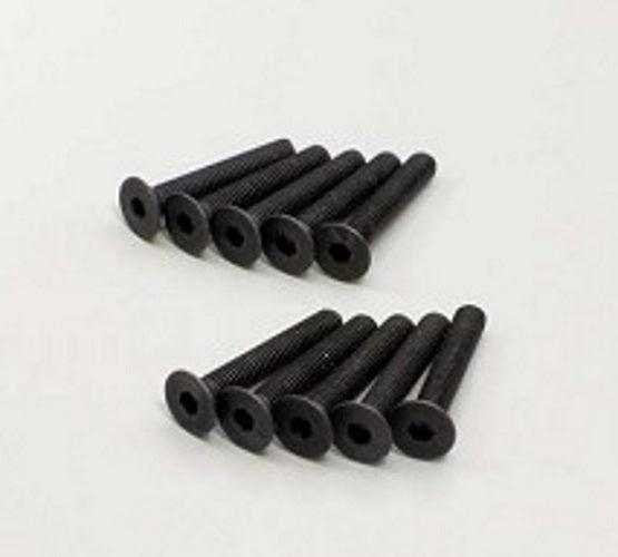 Kyosho 1-S33018H Flat Head Screw (Hex/M3x18/10pieces) - PowerHobby