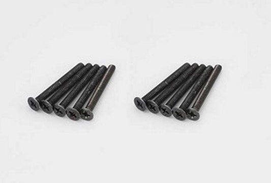 Kyosho 1-S33030 Flat Head Screw (M3x30/10pieces) - PowerHobby