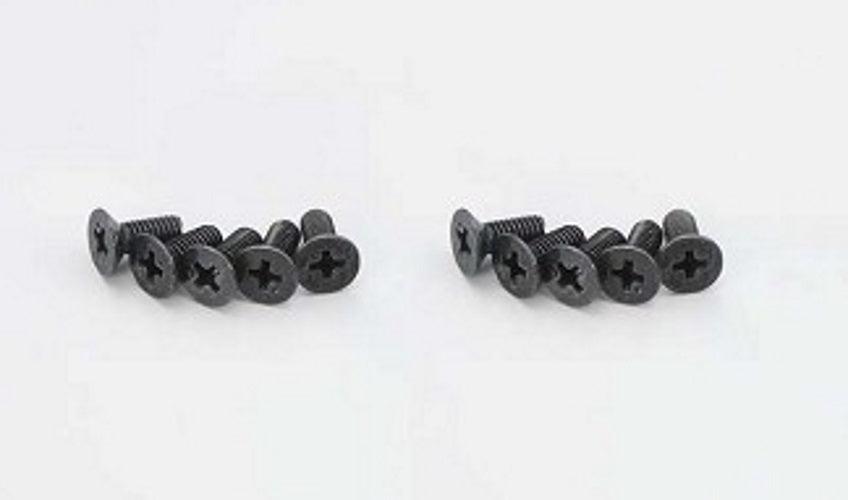 Kyosho 1-S34012 Flat Head Screw (M4x12/10pieces) - PowerHobby