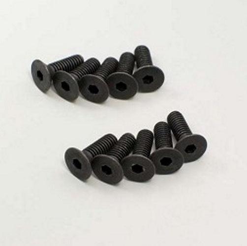 Kyosho 1-S34012H Flat Head Screw (Hex/M4x12/10pieces) - PowerHobby