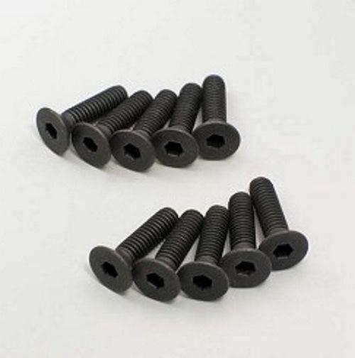 Kyosho 1-S34015H Flat Head Screw (Hex/M4x15/10pieces) - PowerHobby