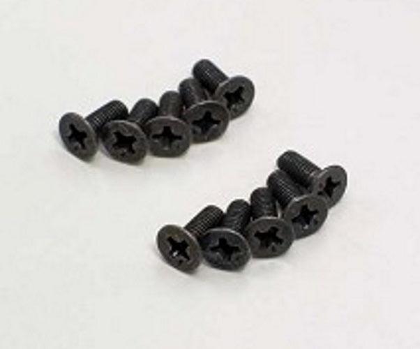 Kyosho 1-S33008 Flat Head Screw (M3x8 /10pieces) - PowerHobby