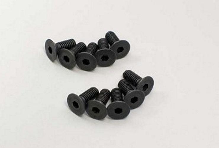 Kyosho 1-S34010H Flat Head Screw (Hex / M4x10 / 10piecs) - PowerHobby