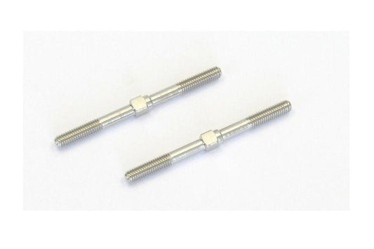 Kyosho 97008-40H Hard Tie Rod (2) Ultima RT5 / RB5 / RB6 / Lazer ZX-5 - PowerHobby