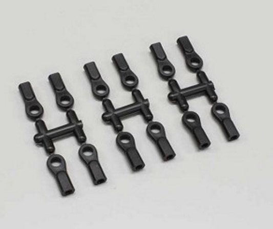 Kyosho 97052 6.8mm Plastic Ball End (8) DBX /VE Mad Force VE Inferno - PowerHobby