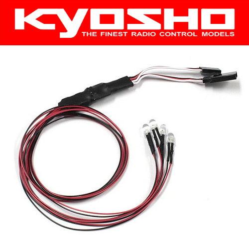 Kyosho 97054-4B LED Light Unit (5mm/4 Bulbs/L=40) - PowerHobby