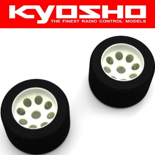 Kyosho EFTH005W Pre-Shaped Rear Tire L25° (2pcs/FANTOM EP-4WD) - PowerHobby