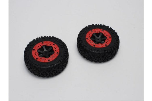 Kyosho EZ023 Tire & Wheel Set AXXE - PowerHobby