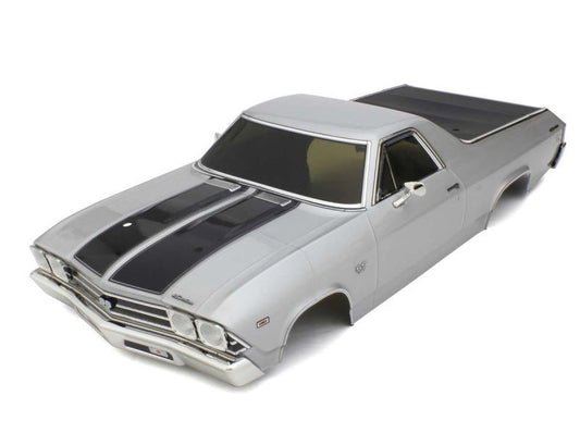 kyosho FAB705SL 1969 Chevy El Camino SS 396 Cortez Silver Decoration Body Set - PowerHobby