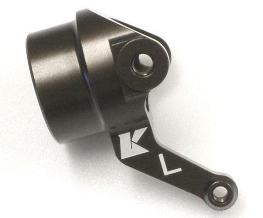 Kyosho IF488-L Aluminum Knuckle Arm (L/Gunmetal) MP9 TKI4 - PowerHobby