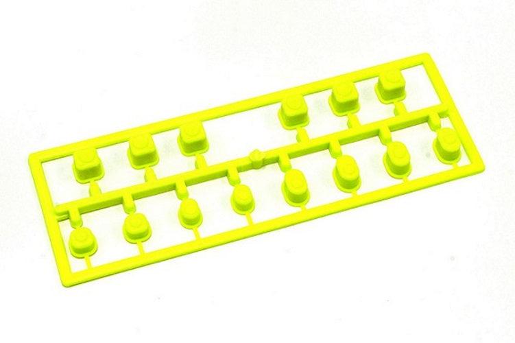 Kyosho IF616KY Color Suspension Bush Set Flourescent Yellow Inferno MP10 - PowerHobby