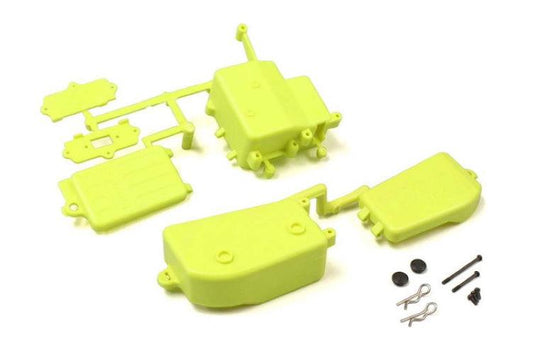 Kyosho IFF001KYB Battery & Receiver Box Set (F-Yellow/MP10/ Inferno MP9) - PowerHobby