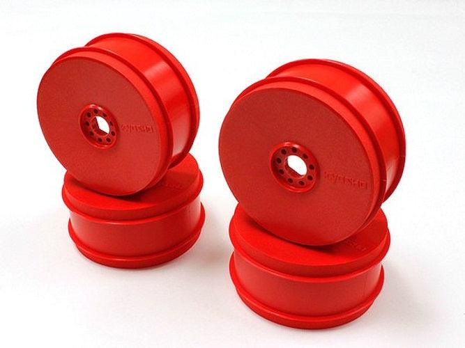 Kyosho IFH006KR Dish Wheel (4pieces/F-Red) Inferno MP9 TKI4 - PowerHobby