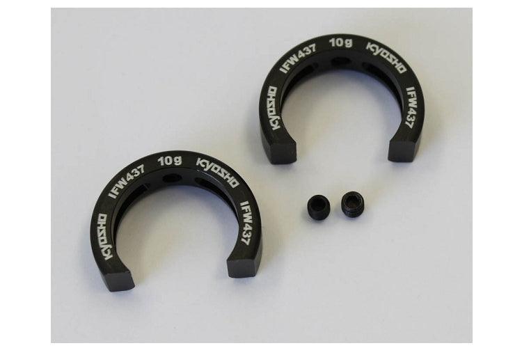 Kyosho IFW437-10 Front Knuckle 10g Weights (2) Inferno MP9 - PowerHobby