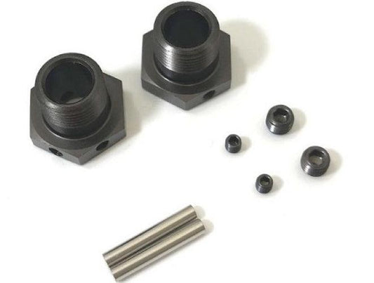 Kyosho IFW625N Wheel Hub (Narrow /Gunmetal /2pcs /MP10) - PowerHobby