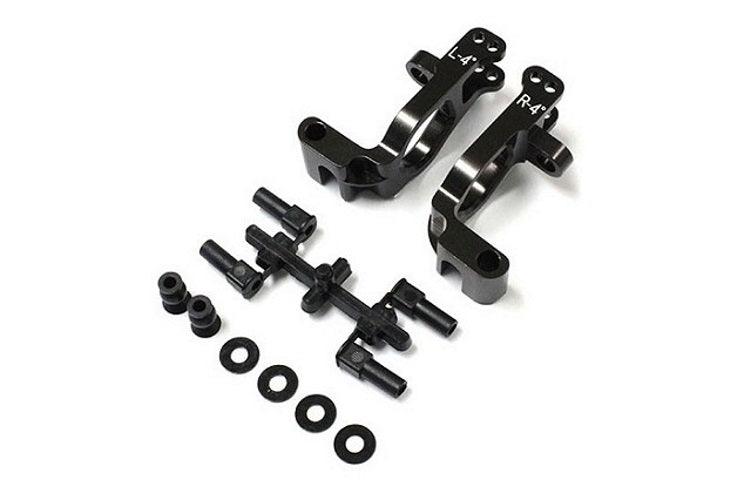 Kyosho IGW061 Al Front Hub Carrier Set(Gunmetal/GT3) - PowerHobby