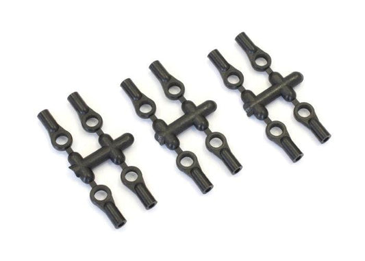 Kyosho LA43H 5.8mm Hard Plastic Ball End Set (12) DBX 2.0 / Evolva / Rage VE - PowerHobby