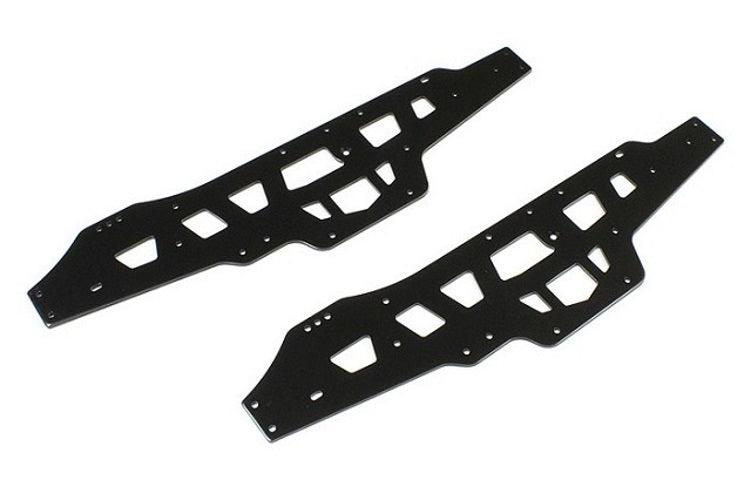 Kyosho MA073BKC Side Plate (Black/2pieces) For Mad Series FO-XX - PowerHobby