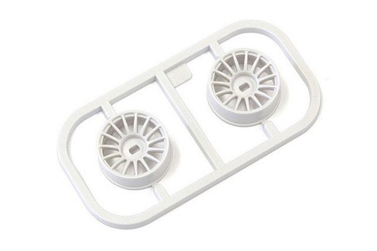 Kyosho MDH100W-N25 Multi Wheel N/Offset 2.5 (White /2pieces) Mini-Z Awd - PowerHobby