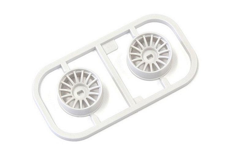 Kyosho MDH100W-N35 Multi Wheel N/Offset 3.5 (White / 1Pair) Mini-Z - PowerHobby