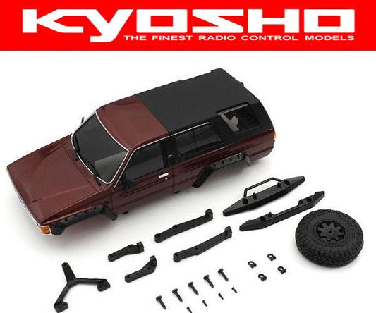 Kyosho MXB02MR BS MX-01 Toyota 4Runner Metallic Red Mini-Z 4X4 - PowerHobby