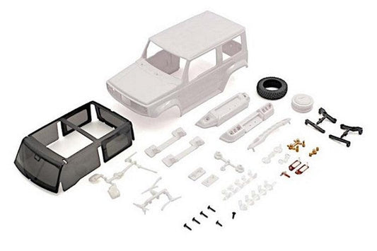 Kyosho MXN03 Suzuki Jimny Sierra White Unpaited Body Set Mini-Z - PowerHobby