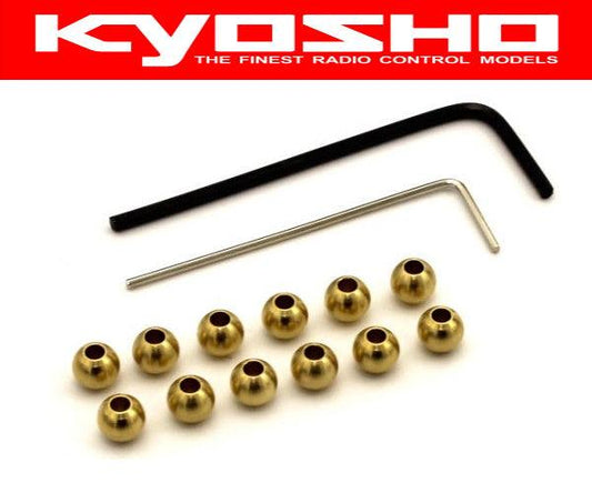 Kyosho MXW007 4.8 Brass Ball (12pcs) - PowerHobby