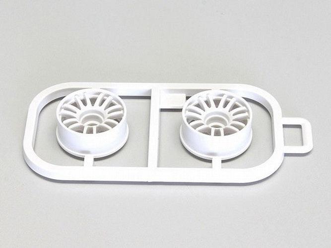 Kyosho MZH131W-N15 Multi Wheel II N/Offset 1.5 (White/RE30/2pieces) For Mini-Z - PowerHobby