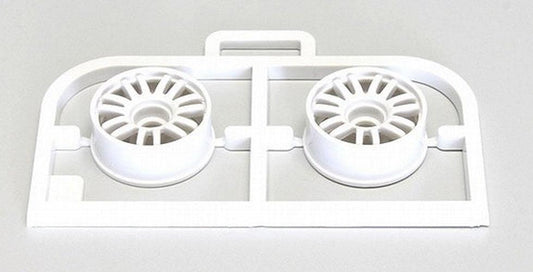 Kyosho MZH131W-N0 Multi Wheel II N/Offset 0 (White/RE30/2pieces) For Mini-Z - PowerHobby