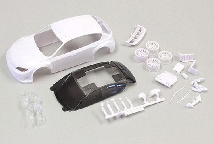 Kyosho MZN160 Subaru Impreza WRC2008 Unpainted White Body (w/Rim) - PowerHobby