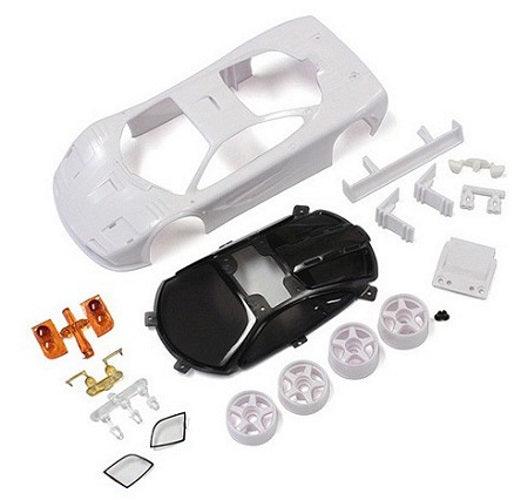 Kyosho MZN181 McLaren F1 LM White Unpainted Body Set (w/Wheel) Mini-Z MR-03 - PowerHobby