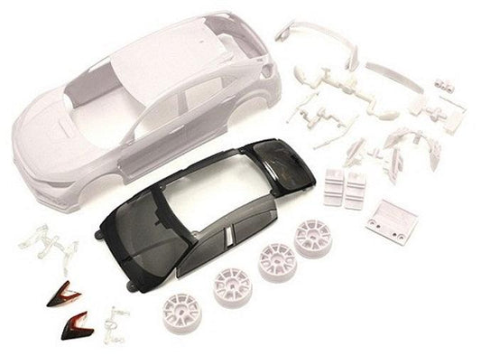 Kyosho MZN194 Honda CIVIC White Body Set (w/Wheel) For Mini-Z - PowerHobby