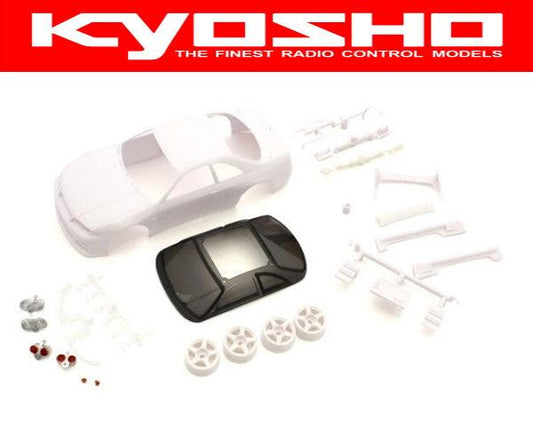 Kyosho MZN197 NISSAN GT-R NISMO R33 WhiteBodySet w/Wheel Mini-Z - PowerHobby